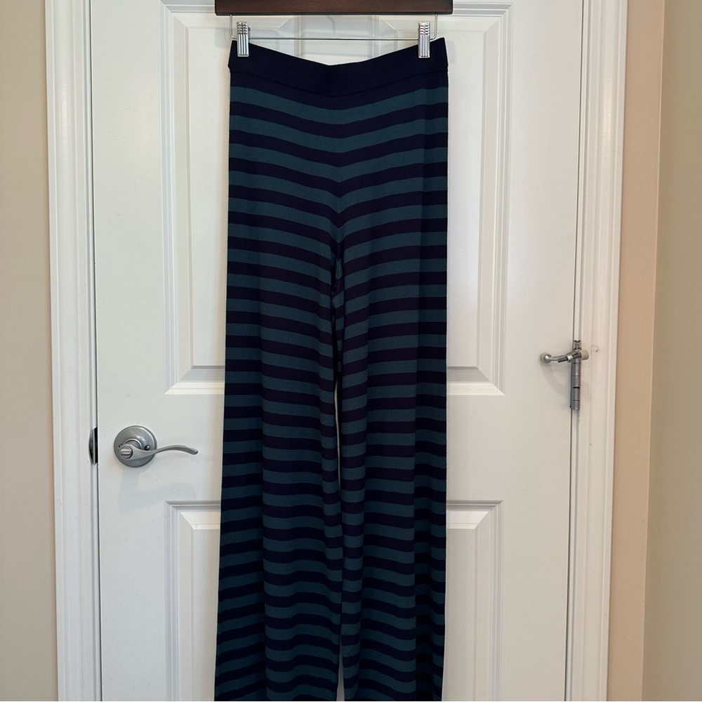 Weekend Max Mara Label-cut Jumper&Casual Wide Leg Pants SET Spring/ Summer - Picture 9 of 16